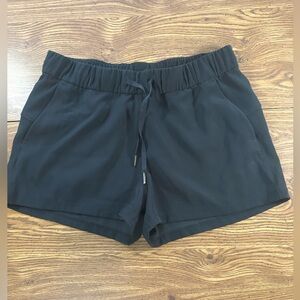 Lululemon Black On The Fly Shorts Size 10